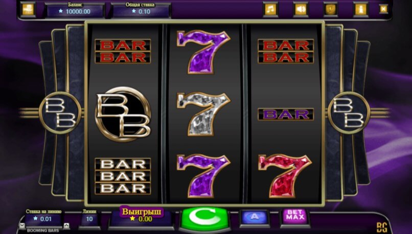 Booming Bars бесплатная игра в автомат в Плей Фортуна